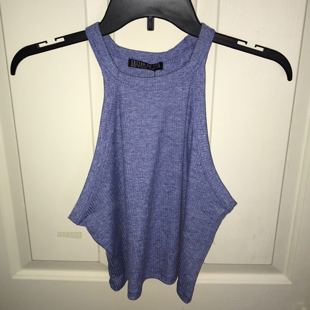 Blue Halter Top